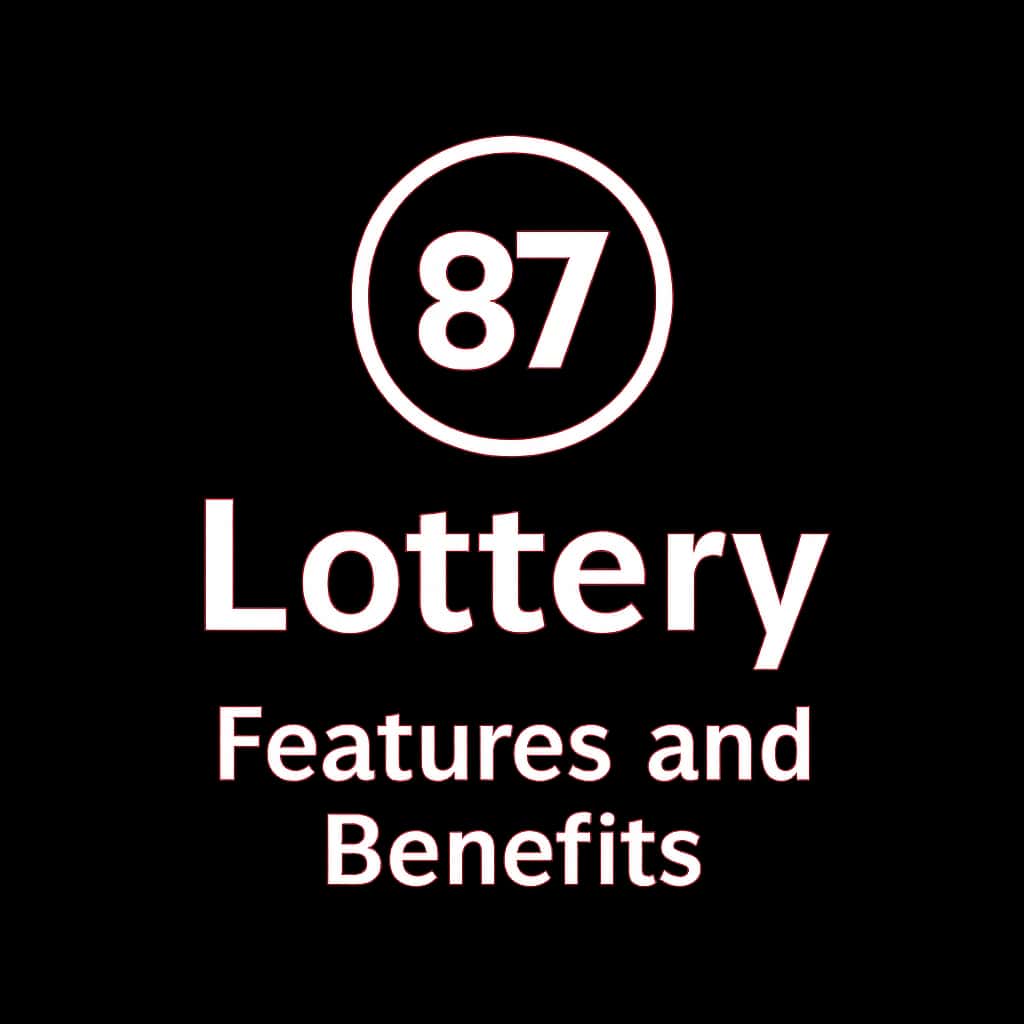 An icon symbolizing the features and benefits of the 87 Lottery.