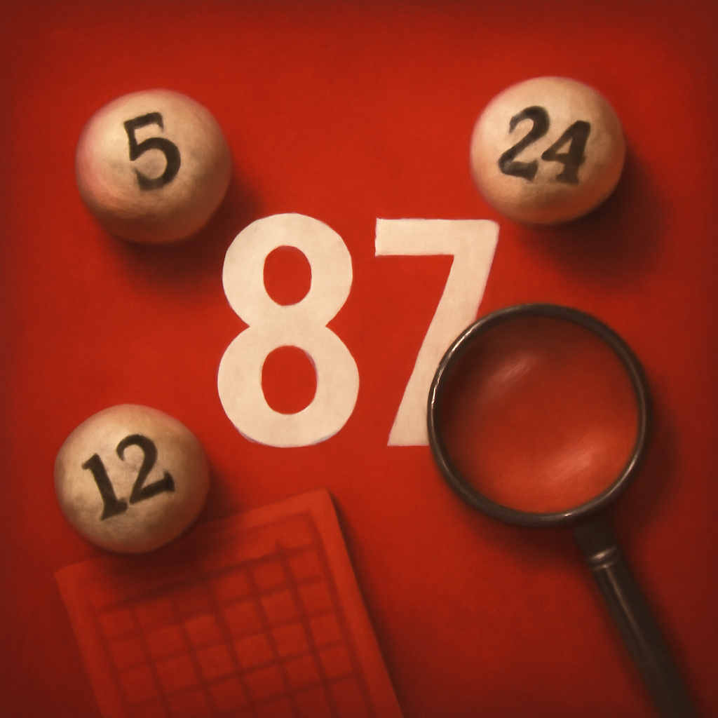 An icon representing guidance and security in the 87 Lottery platform.