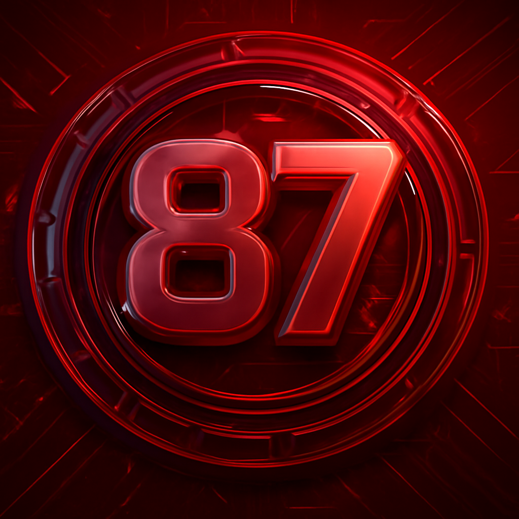 An educational diagram detailing the features of the 87 Lottery.