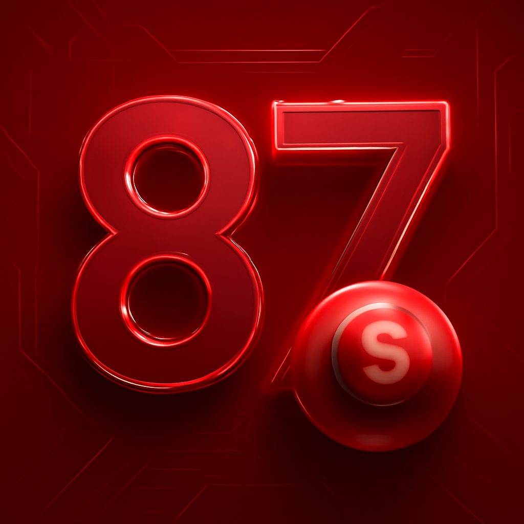 An icon symbolizing the features and benefits of the 87 Lottery.