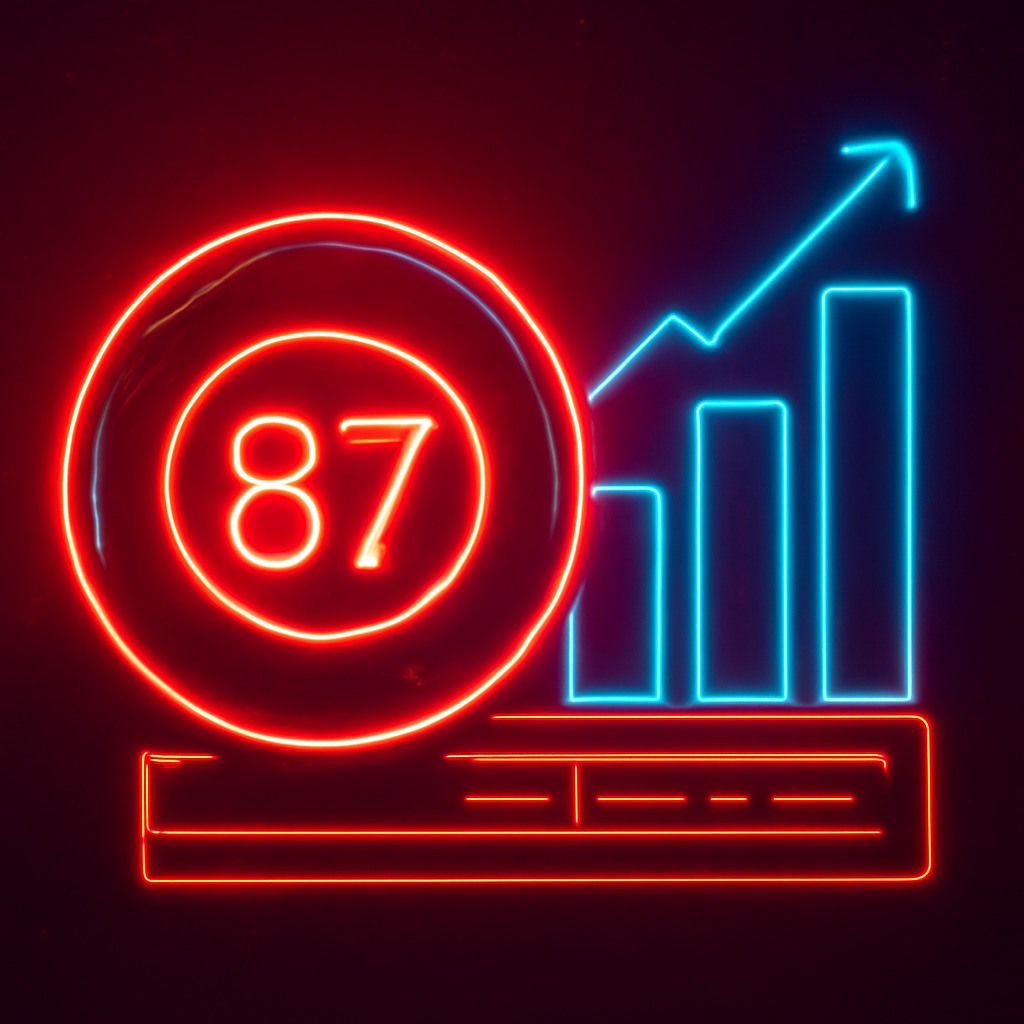 An icon symbolizing the features and benefits of the 87 Lottery.