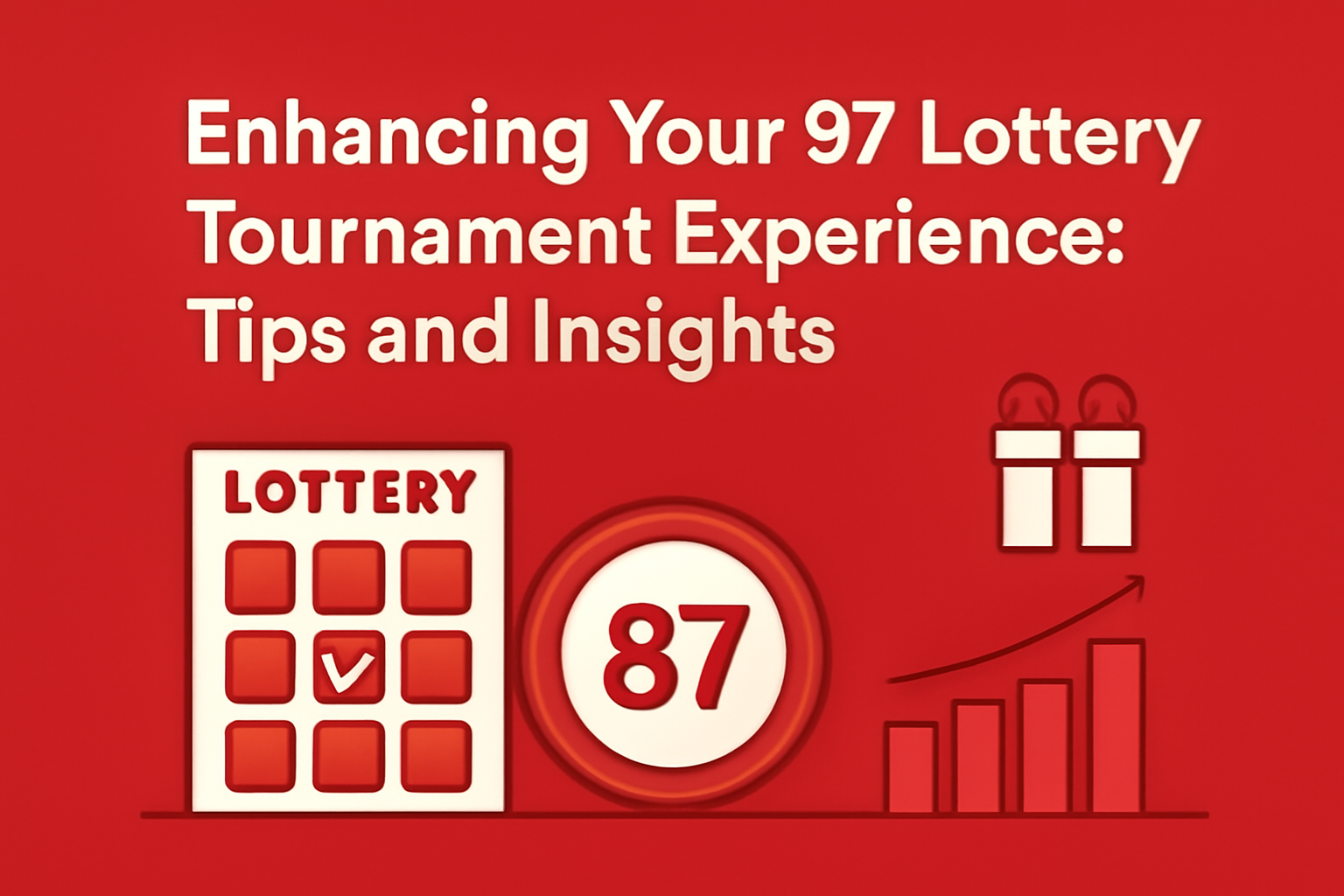 An informative representation of 87 Lottery Guides with a high-tech aesthetic.