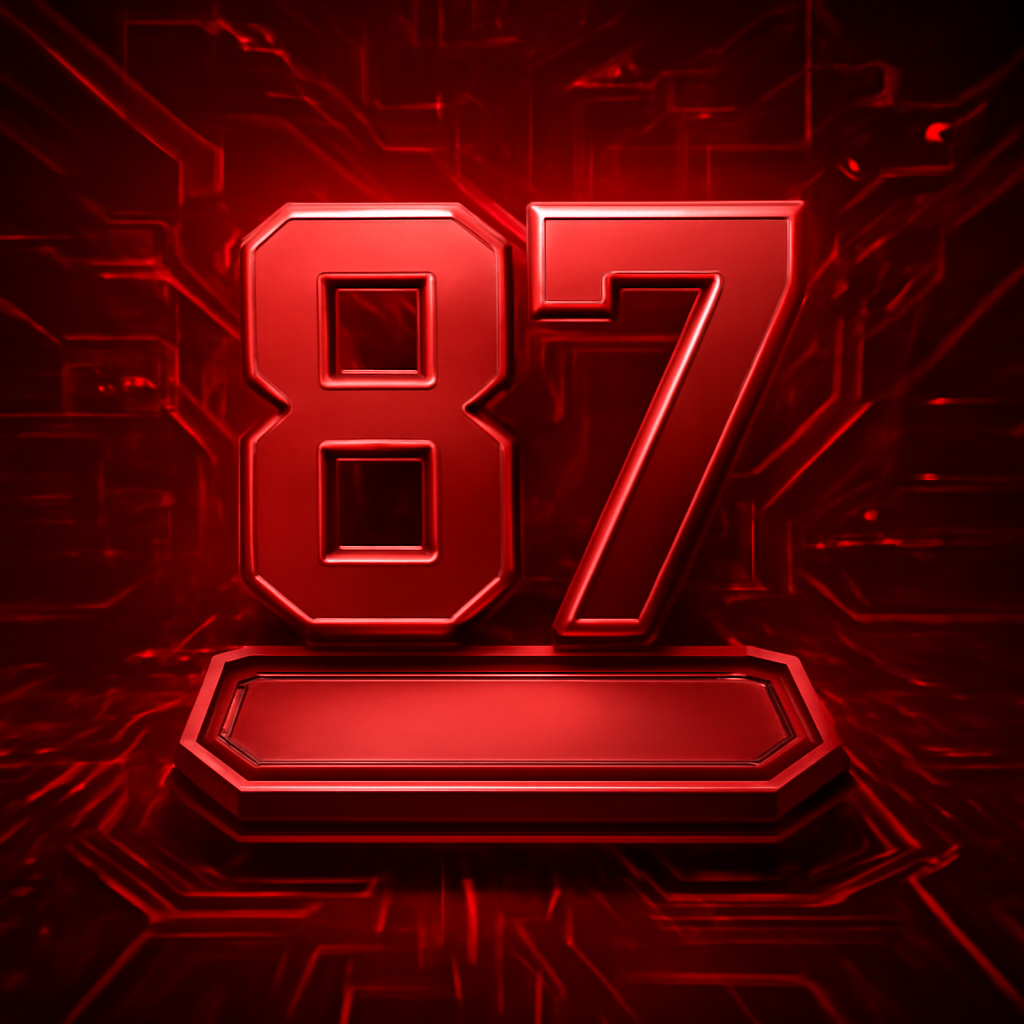 An educational diagram detailing the features of the 87 Lottery.