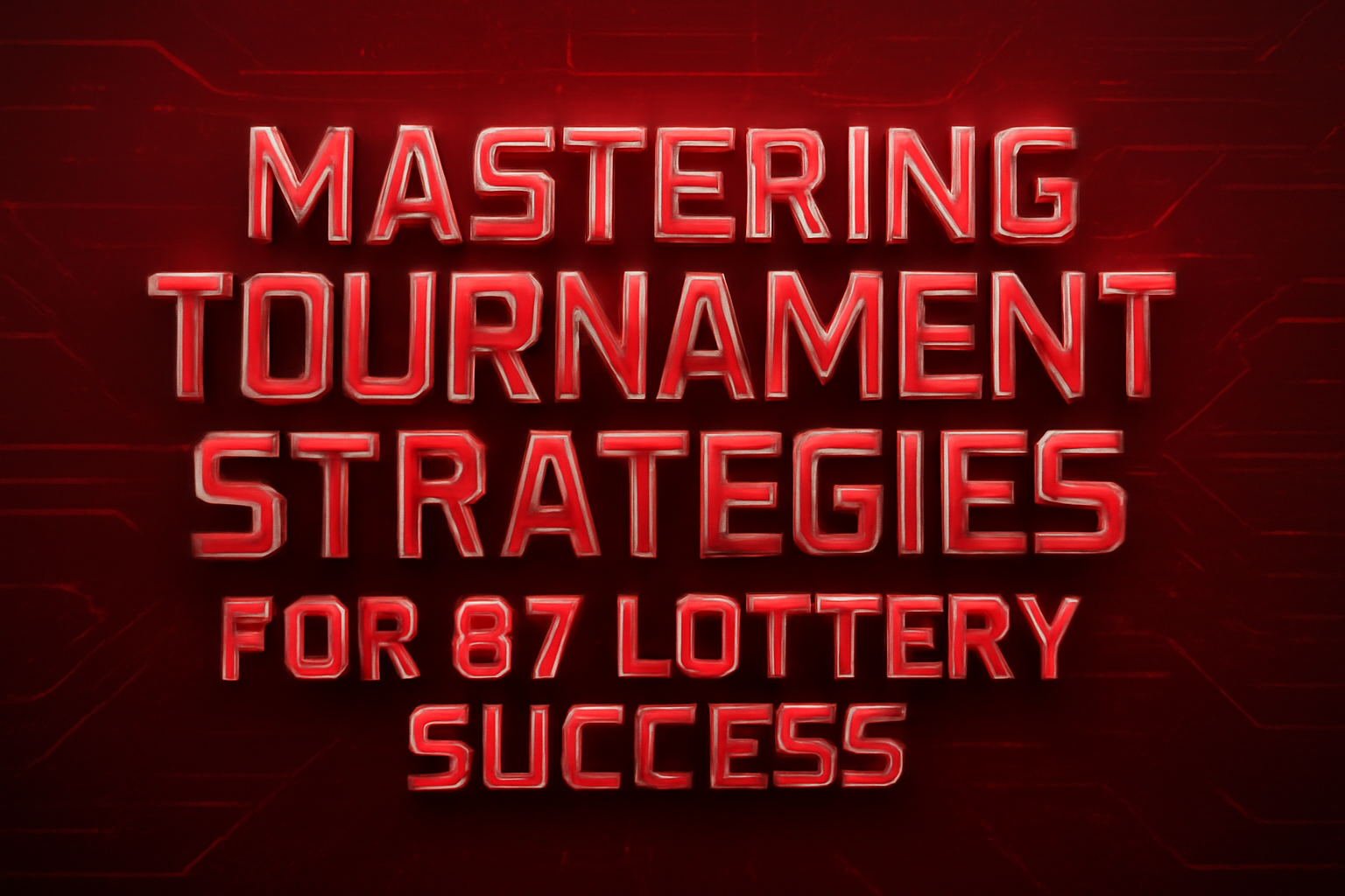 An informative visual representation of the 87 Lottery Safety Guide.