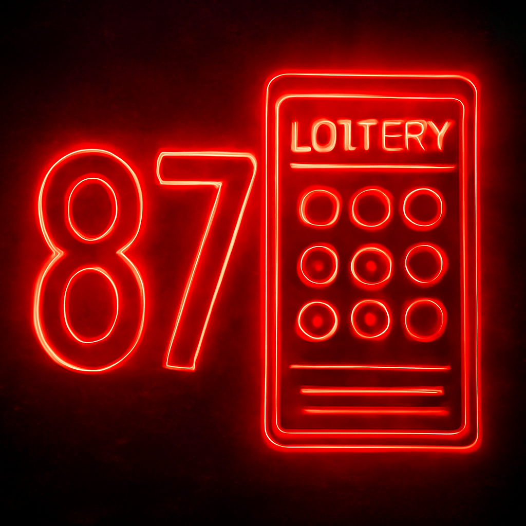 Icon representing support for 87 Lottery login issues.