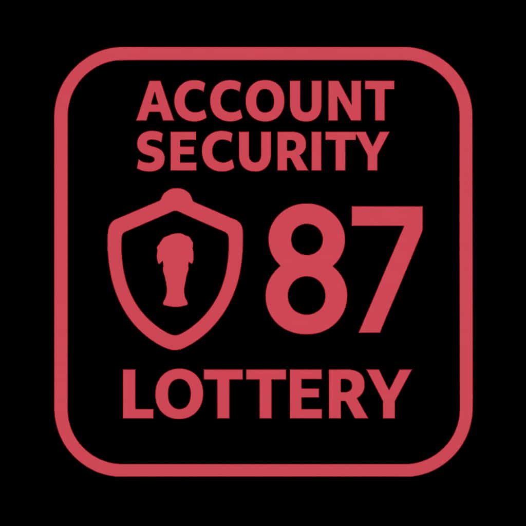 Icon representing Account Security for the 87 Lottery.