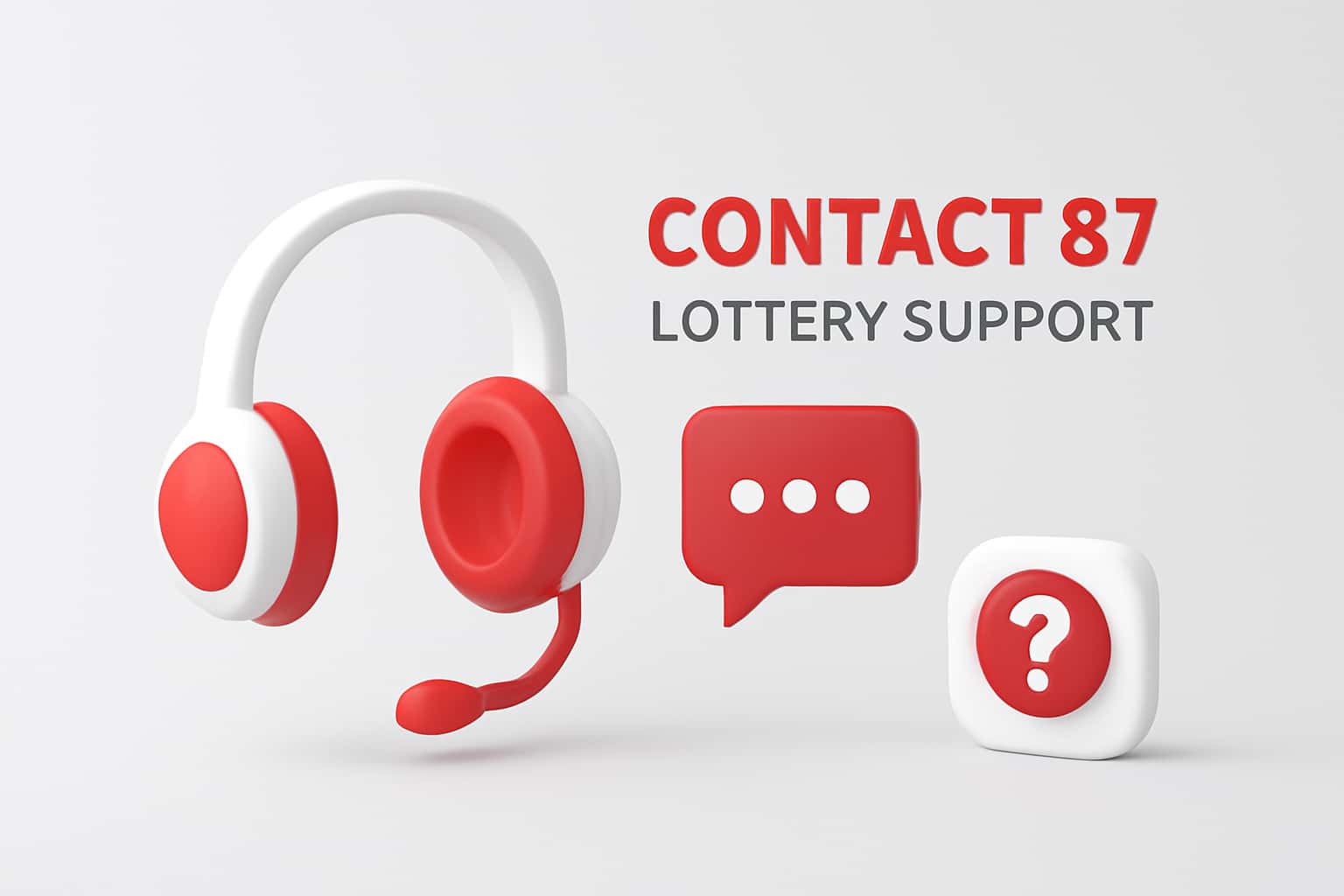 Contact 87 Lottery Support Interface