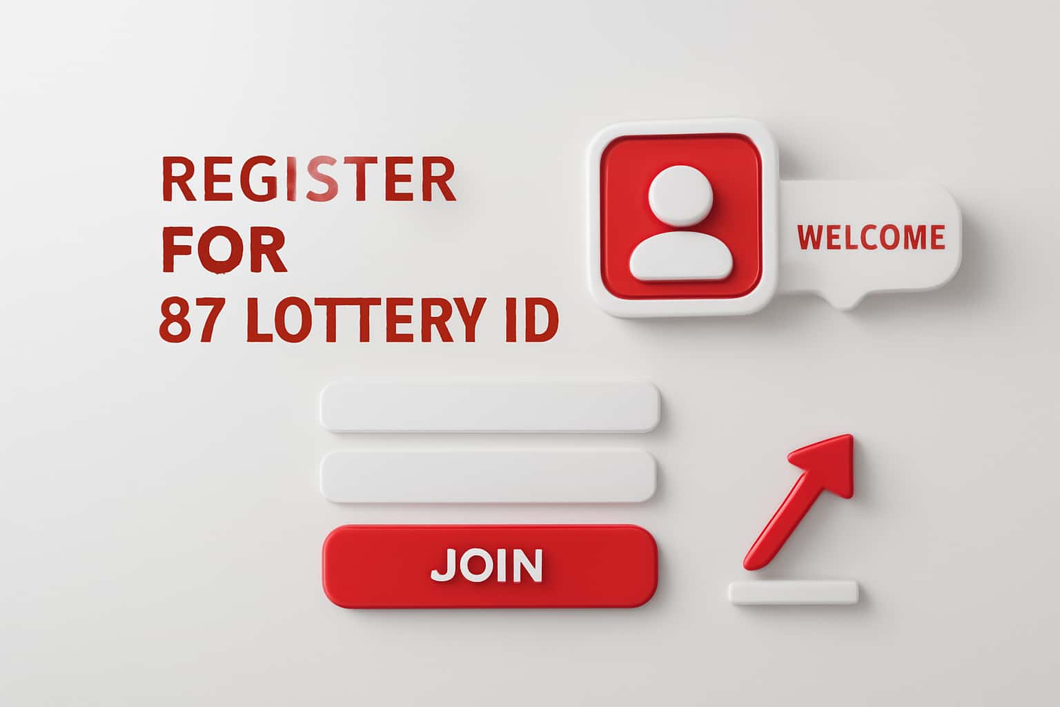 Register for 87 Lottery ID Interface